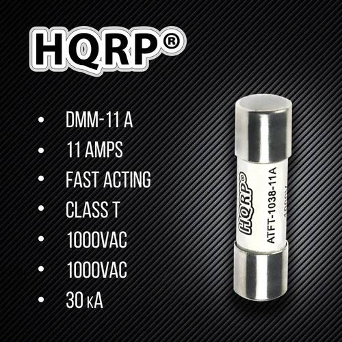 Fusible Digital Dmm-11a Hqrp 11a 1000v Compatible Fluke Y Má