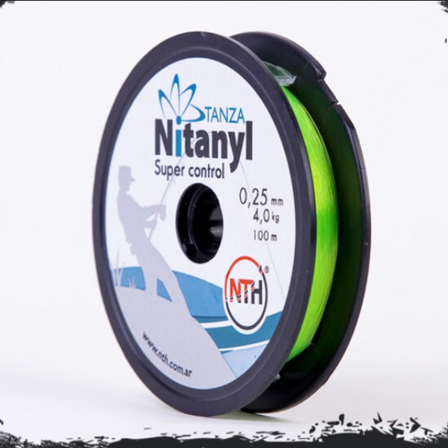 Tanza Pesca Nylon Nitanyl Caja Carretel 0,26mm 1000mts Fluo