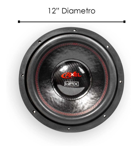 Imagen 2 de 3 de Subwoofer 12 Pulgadas Openshow 2000w Kevlar Axel By Steelpro