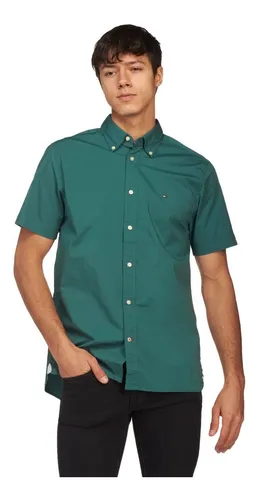 Camisa tommy hilfiger manga corta best sale
