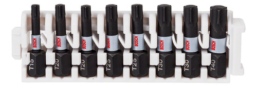 Kit De 8 Puntas Varias Medidas Torx X 25mm Bosch 2608522322