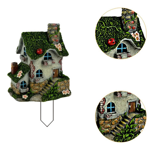 Estaca De Jardín Moss Cottage, Decoración De Jardín,