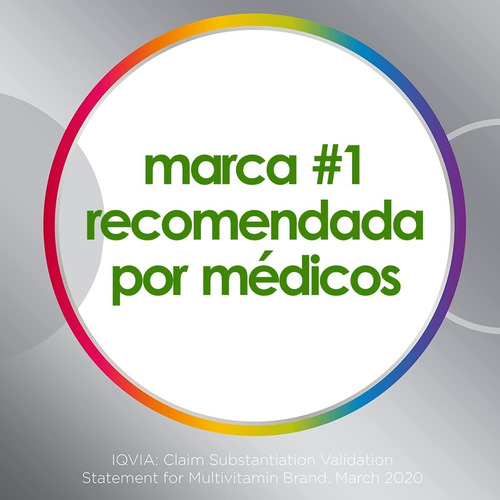 Imagen 2 de 7 de Centrum Silver +50 Suplemento 125 Capsulas Multivitamínico