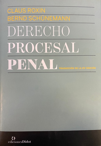 Derecho Procesal Penal