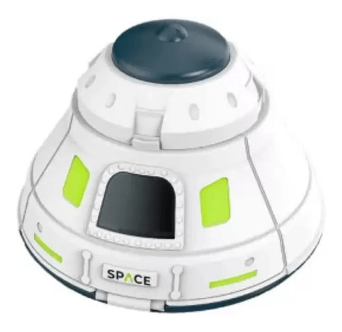 Cápsula Espacial Lunar Com Boneco Astronauta Space Explorer