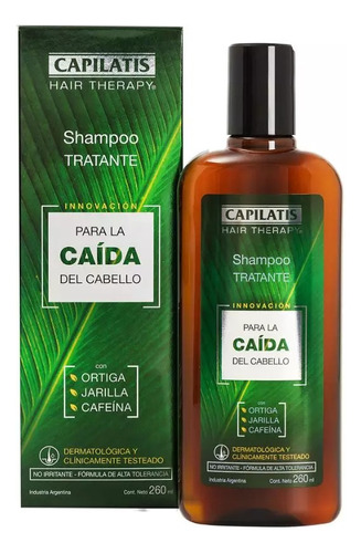 Capilatis Shampoo Anticaída Ortiga + Jarilla Y Cafeina 260ml