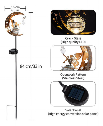 Pathway Stake Lights Patio Impermeable Luces De Estaca Al