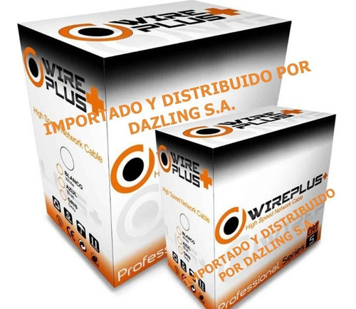 Imagen 1 de 3 de Cable De Red Utp / Ftp Categoria 5e Rollo 305 Metros