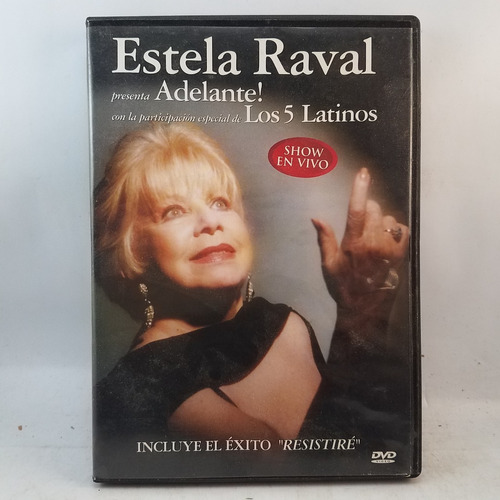 Estela Raval - Adelante - Los 5 Latinos - Resitire -  Dvd