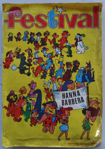 Álbum Festival Hanna-barbera Editora Vecchi 1973 Completo