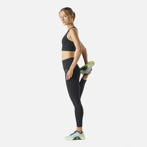 Calza Training Tiro Alto 7/8 Mujer Built To Move Negro