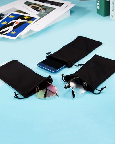 Funda De Microfibra For Gafas De Sol, Negro