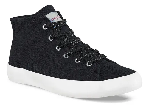 Botines Raw Alto Negro Para Mujer Croydon