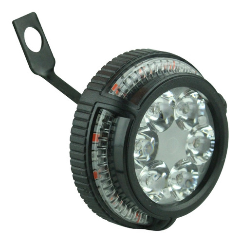 Par Faro 6 Led Contorno Rgb Multicolor 5 Funciones Moto Auto