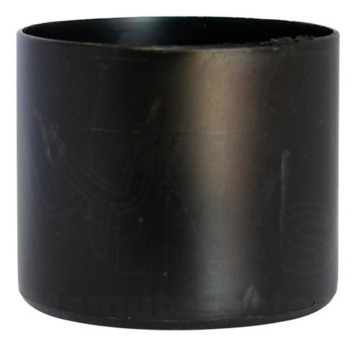 Mamute Santos ponteira pé de mesa tubular com tampo de granito capa 7,4cm cor preto
