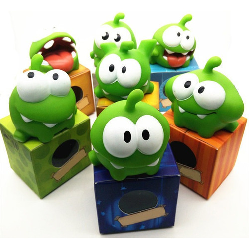 7pcs Rope Frog Vinilo Goma Juegos Android Muñeca Cut The R 