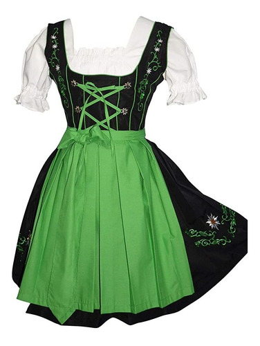 Dirndl Corto De Oktoberfest & Halloween