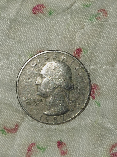 Moneda De 1985 25 Centavos De Dolar