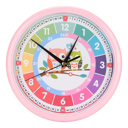 Reloj De Pared Para Dormitorio Infantil De Dibujos Animados