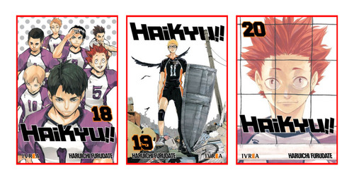 Combo Haikyu!! 18 A 20 - Manga - Ivrea