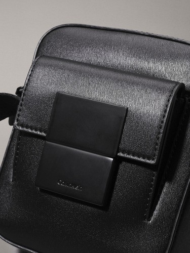 Bandolera Color Negra Calvin Klein De Hombre