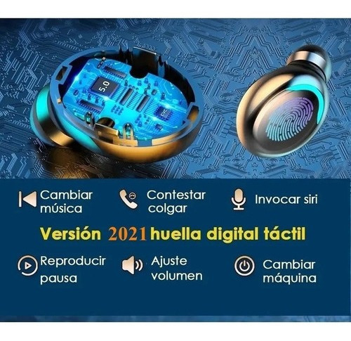 4 Audífonos Inalámbricos Bluetooth F9 9d Tws 5.1
