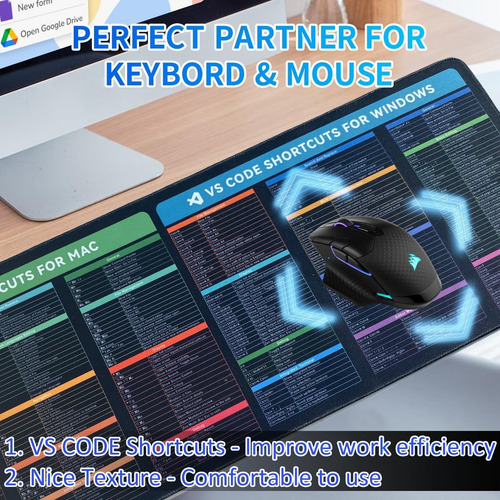Jianchangart Vs Code Mousepad Para Windows Y Mac, Visual Stu