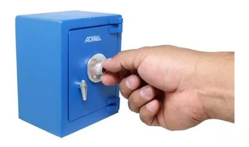 Mini Caja Fuerte Electrónica Seguridad 9 PuLG Ad-341 Adir