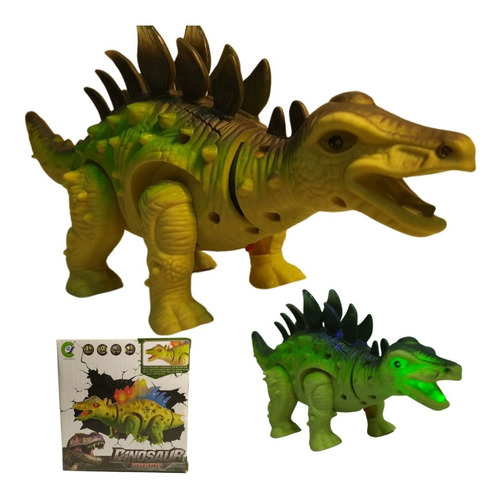 Juguete Dinosaurio Luces Y Sonido Stegosaurus 