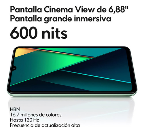 Celular Xiaomi Poco C75 4g Dual Sim 128gb Rom + 6gb Ram Black Android 14 Nfc