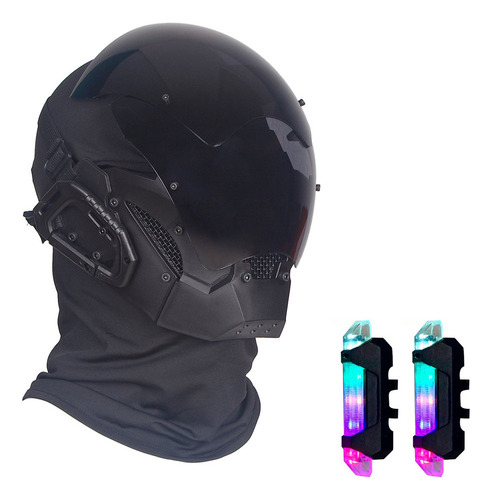 2024 Máscara For Casco De Cosplay Diy Flash Cyberpunk,