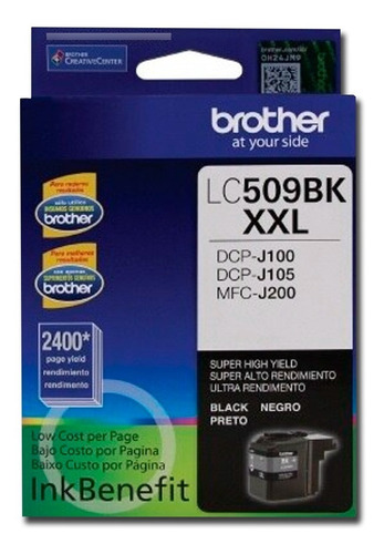 Cartucho Brother Lc-509 Bk Xxl