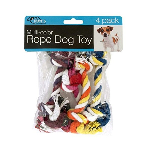 De Perro De Juguete Multicolor Cuerda De 4 Piezas Set