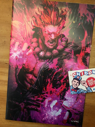 Comic - Street Fighter #1 Akuma John Giang Ltd 400 Coa