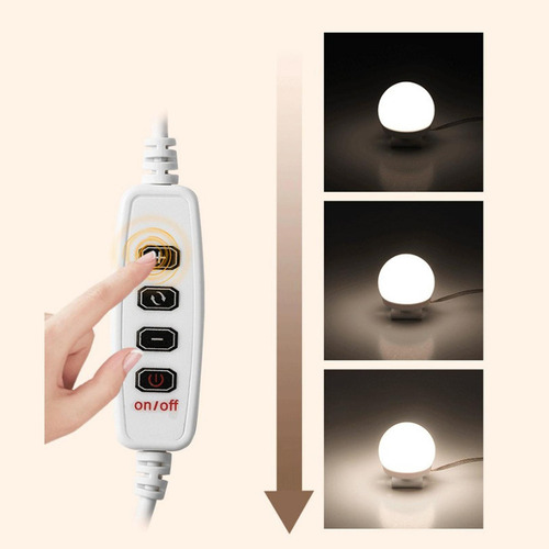 Luces Led Para Luces De TĂșnel De Espejo Tira 10 Bombillas .