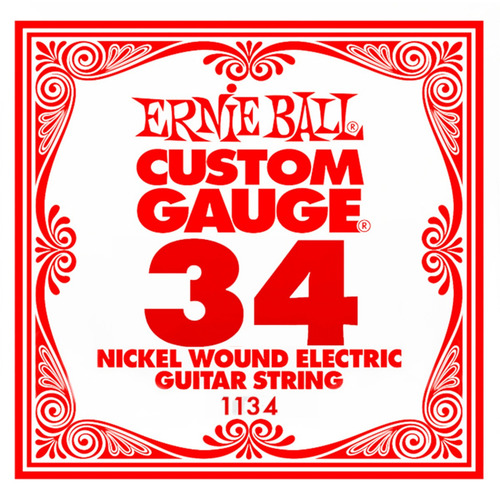 Cuerda Suelta Ernie Ball 034 Nickel Wound Guitarra Electrica