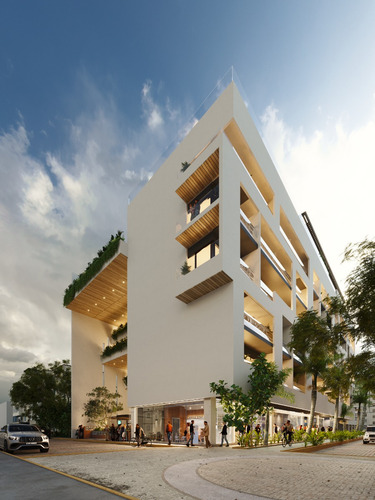 Departamento En Venta En Playa Del Carmen, Solar, A Unos Pasos De La Playa