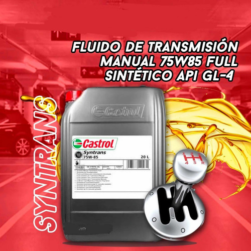 Valvulina Sintética Castrol Syntrans 75w85transmisión Manual