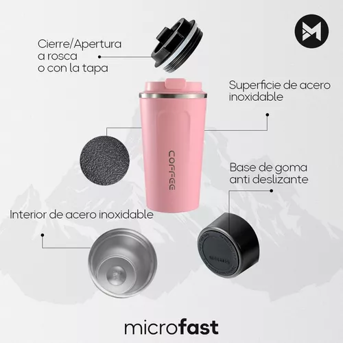 Vaso Térmico Para Café De Acero Inoxidable 510 Ml Premium