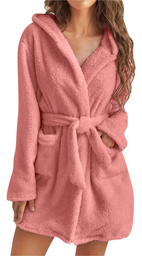 Bata Tipo Kimono De Ducha Con Capucha Para Mujer, Bata De Ba
