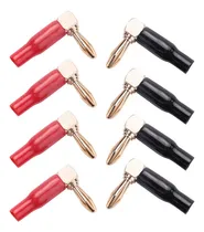 Comprar 8 Cables De Bocina Tipo Banana Plug De 4 Mm, 4 Mm, Oro De 2