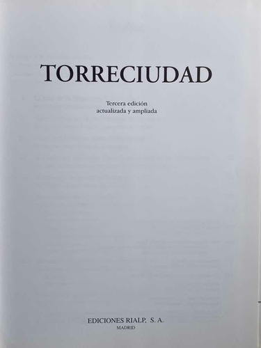 Torreciudad / Libro / Rialp / Pasta Dura / Nuevo