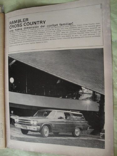 Publicidad Rambler Cross Country Año 1965
