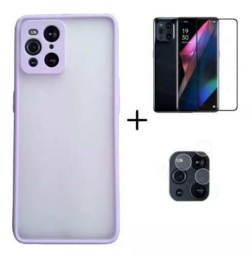 Funda Oppo Find X3 Pro + Protector Cámara & Pantalla