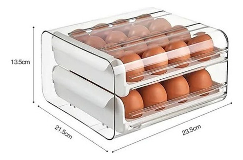 Caja Organizador Para Huevos 32 Unidades