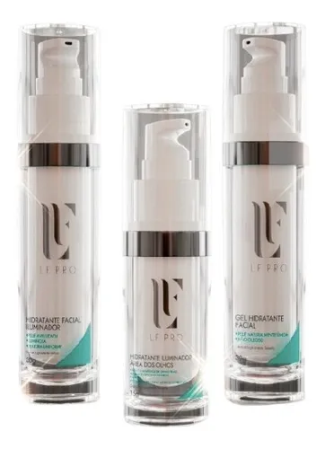 Kit 3 Hidratante Linha Pré Make Lfpro Gel Hidratante E Olhos