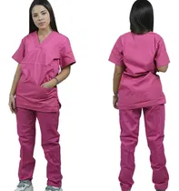 Comprar Conjunto Medico. Pantalón Y Casaca Rosado Uniformes