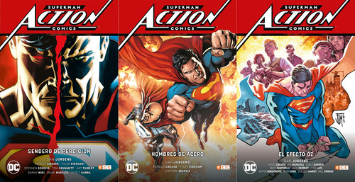 Ecc España - Superman Action Comics Tomos #1 A #3 - Nuevo !!