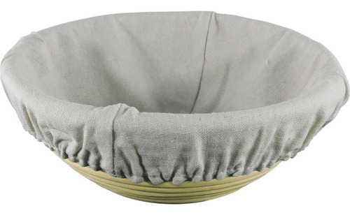 Imagen 4 de 8 de Banneton Redondo De 20cm - Cesta De Rattan - Cukin