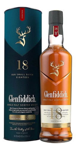 Whisky Glenfiddich 18 Our Small Batch 40% 750 Ml